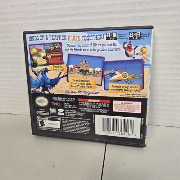 Rio - Nintendo DS Game W/ DSI Feature CIB Tested And Working - Picture 2 of 5